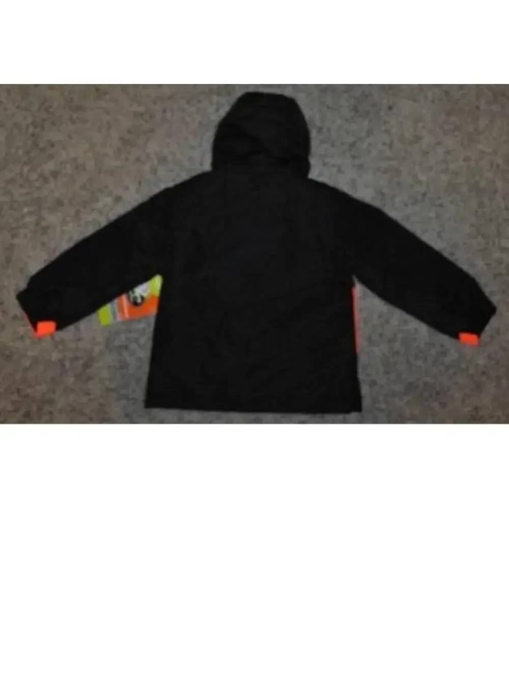 Boys All Weather Jacket 4/5 Black Orange 4 in 1 Winter Spring Fall Athletech